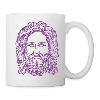 Zeus, father of the gods - Mug - white - Right