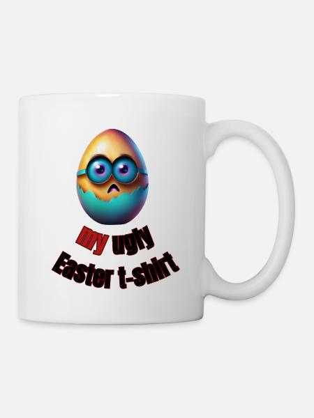 Mon oeuf de Pâques moche - Mug blanc - blanc