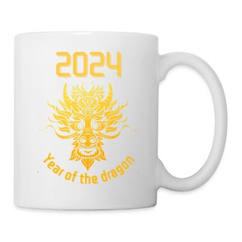 Année du dragon, Année du Dragon 2024, Chine - Mug blanc - blanc - Droite