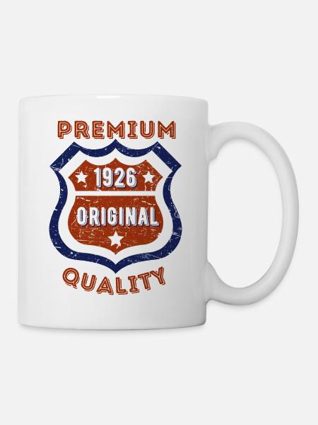 Qualité premium 1926 - Mug blanc - blanc