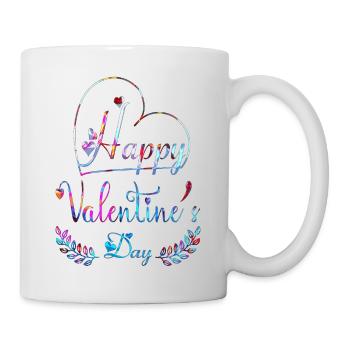Love me Valentine Happy Valentines Valentines - Mug - white - Right