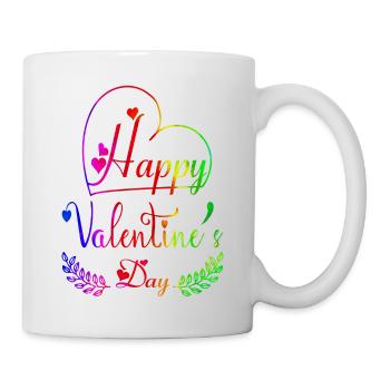 Love me Valentine Happy Valentines Valentines - Mug - white - Right