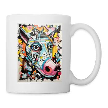 Résumé de la géométrie du tapir - Mug blanc - blanc - Droite