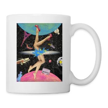 Venus And Mars Retro Poster - Mug - white - Right
