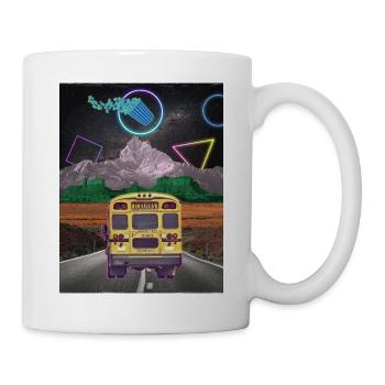 Bus Collage Poster - Mug - white - Right
