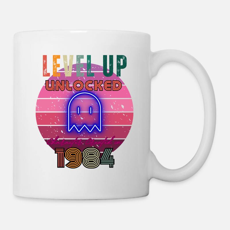 8-Bit Gaming Party : Aventure d’anniversaire pixélisée - Mug blanc - blanc