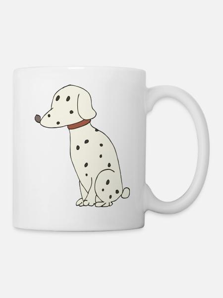 Dalmatian Dog - Mug - white