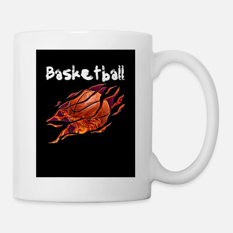 Basket-ball - Mug blanc - blanc