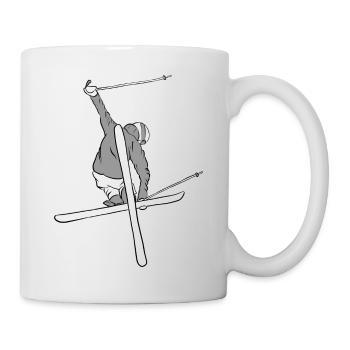 Ski Freestyle 17 - Tasse - Weiß - Rechts