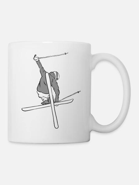 Ski Freestyle 17 - Tasse - Weiß