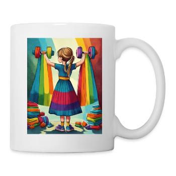 Strong Girl - Mug - white - Right