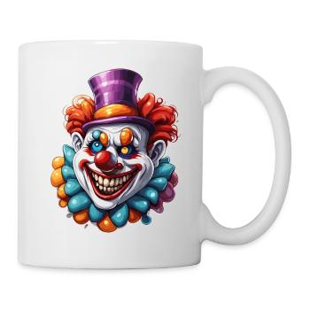 Horror Clown / Circus / Funny / Show / Halloween - Mug - white - Right