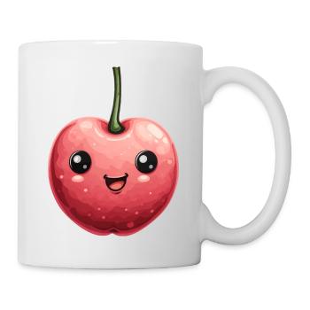 Cerise - Mug blanc - blanc - Droite
