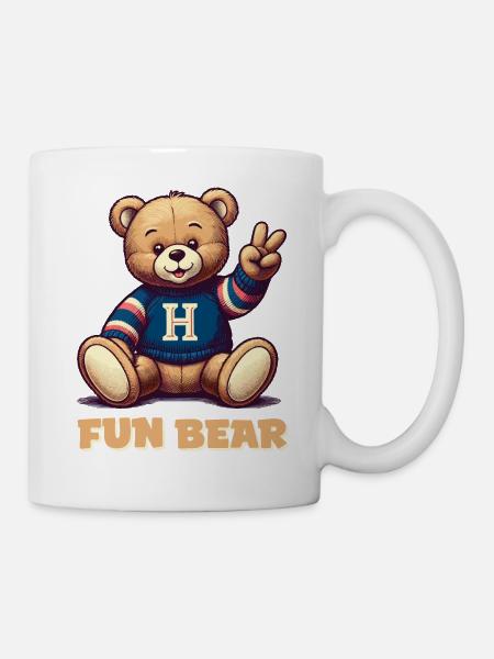 Fun Bear - Tasse - Weiß