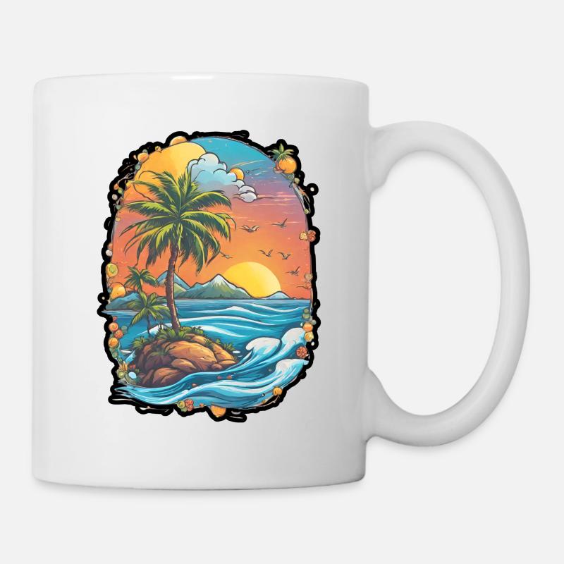 vinyl record - Tasse - Weiß