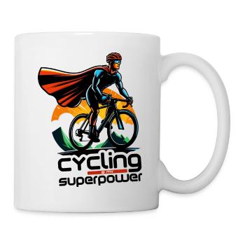Superpower Cyclist - Mug - white - Right