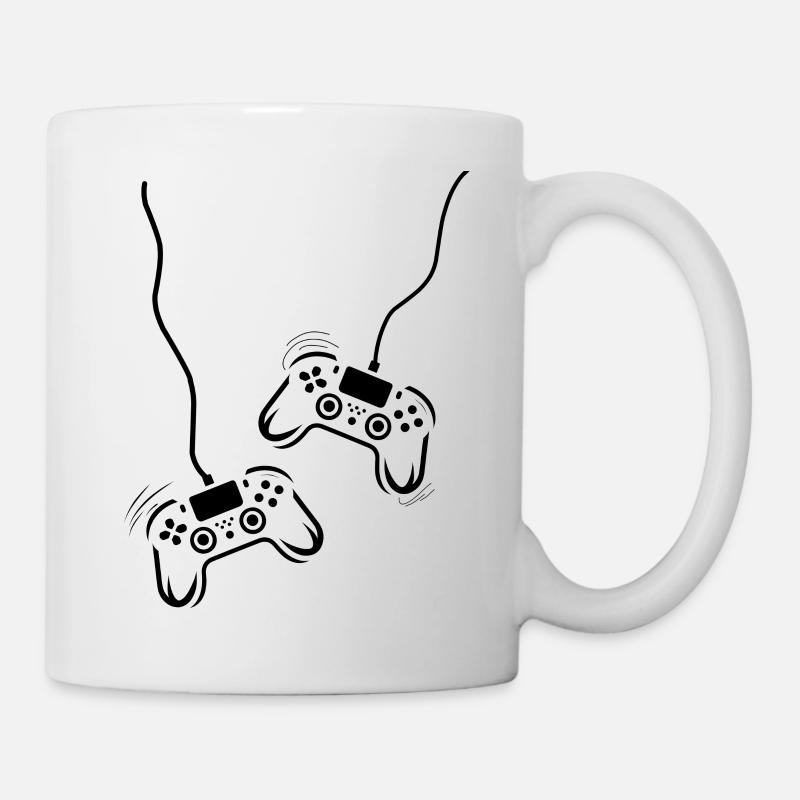 Spielkonsolen-Controller - Tasse - Weiß