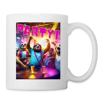 Party - Tasse - Weiß - Rechts