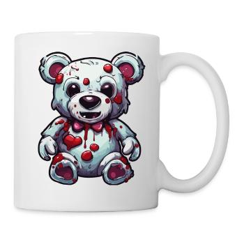Ours en peluche / Peluche / Animal en peluche / Idée cadeau - Mug blanc - blanc - Droite