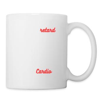 Être en retard est mon cardio : Cardio Humour - Mug blanc - blanc - Droite