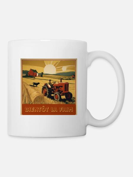 bientôt la faim - Mug blanc - blanc