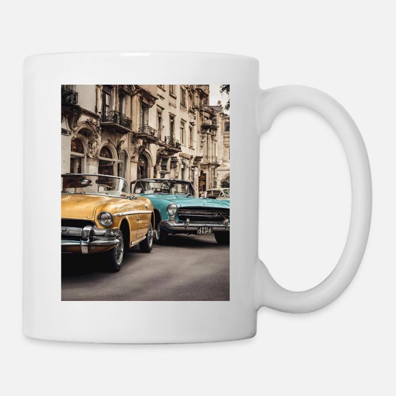 Oldtimer - Tasse - Weiß