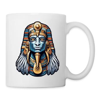 Egypte / Pharaon / Momies / Hiéroglyphes / Sphinx - Mug blanc - blanc - Droite