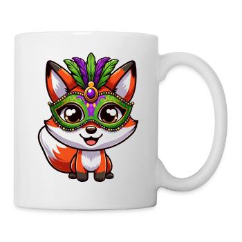 Mardi Gras Fox Mask - Mug - white - Right