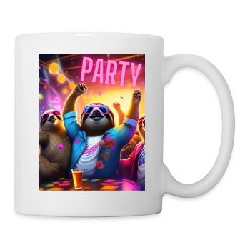 Party - Tasse - Weiß - Rechts