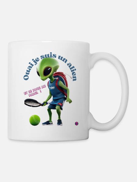 Joueur de padel - Mug blanc - blanc