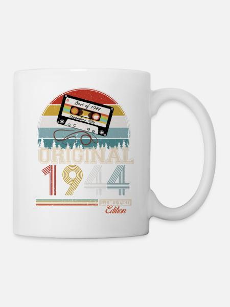 Cadeau rétro élégant : 1944 Vintage - Mug blanc - blanc