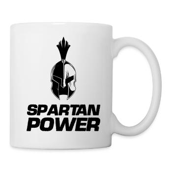 Puissance spartiate - Mug blanc - blanc - Droite