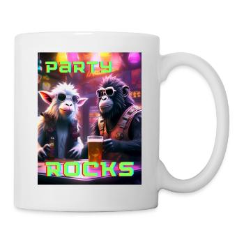 Party Rocks - Tasse - Weiß - Rechts