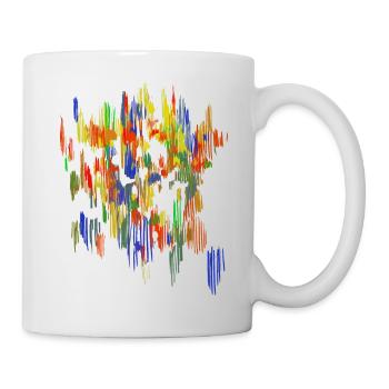 Abstrait - Mug blanc - blanc - Droite