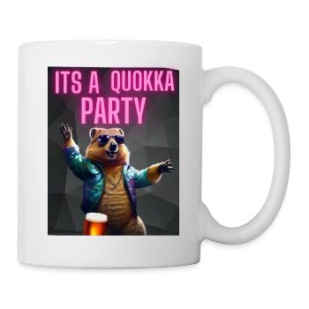 Its a Quokka Party - Tasse - Weiß - Rechts