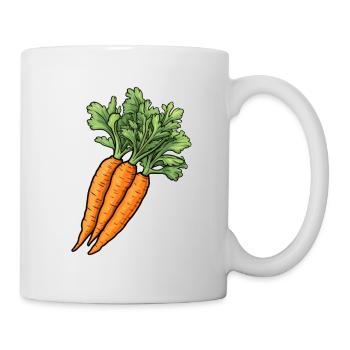 Carrot bunch - Mug - white - Right