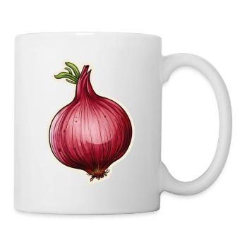 Onion red - Mug - white - Right