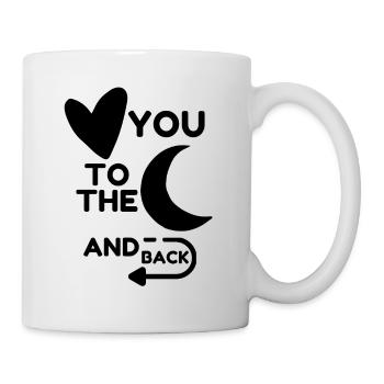Amour, Saint-Valentin, Relation, Romantique - Mug blanc - blanc - Droite