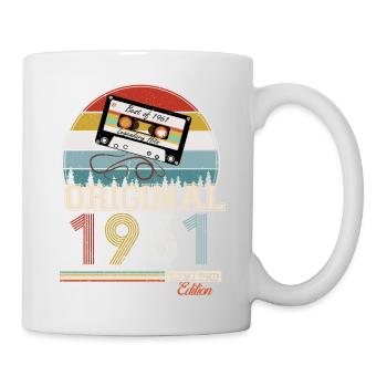 Cadeau rétro élégant : 1961 Vintage - Mug blanc - blanc - Droite
