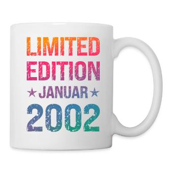 Fête d’anniversaire en édition limitée Vintage 2002 - Mug blanc - blanc - Droite