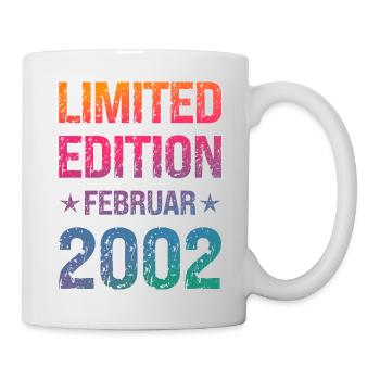 Fête d’anniversaire en édition limitée Vintage 2002 - Mug blanc - blanc - Droite