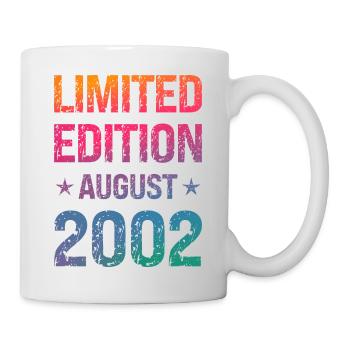 Fête d’anniversaire en édition limitée Vintage 2002 - Mug blanc - blanc - Droite