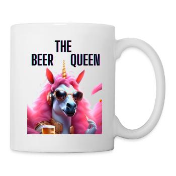 The Beer Queen - Tasse - Weiß - Rechts