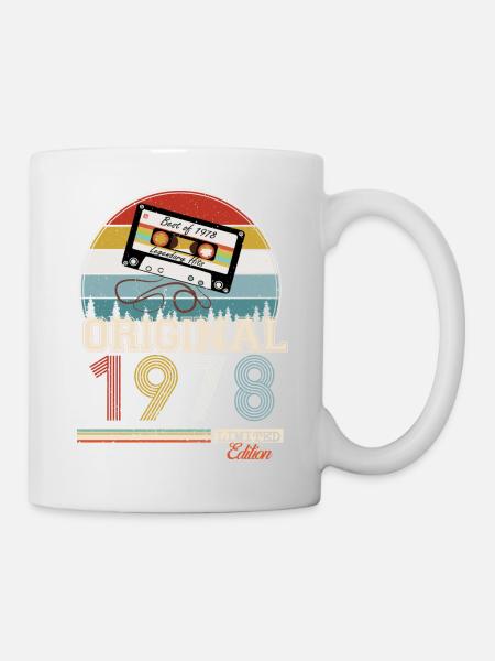 Cadeau rétro élégant : 1978 Vintage - Mug blanc - blanc