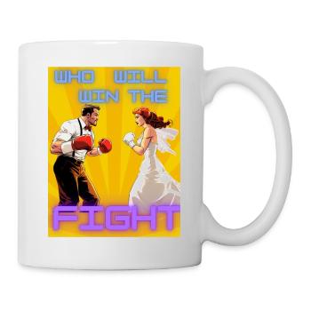 Weddingfight - Tasse - Weiß - Rechts