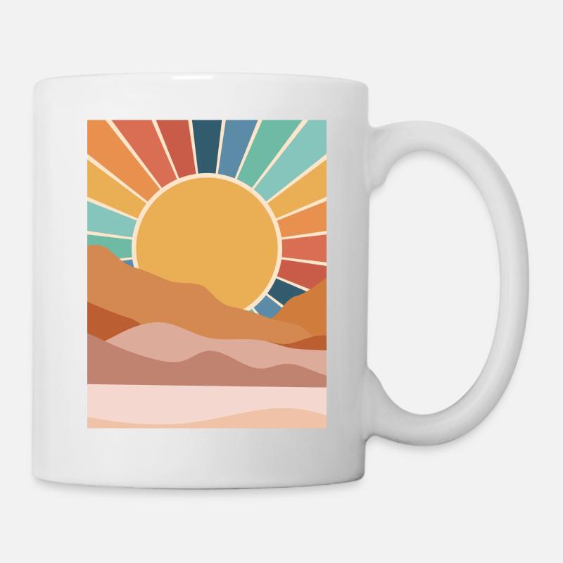Desert Sunset - Mug - white