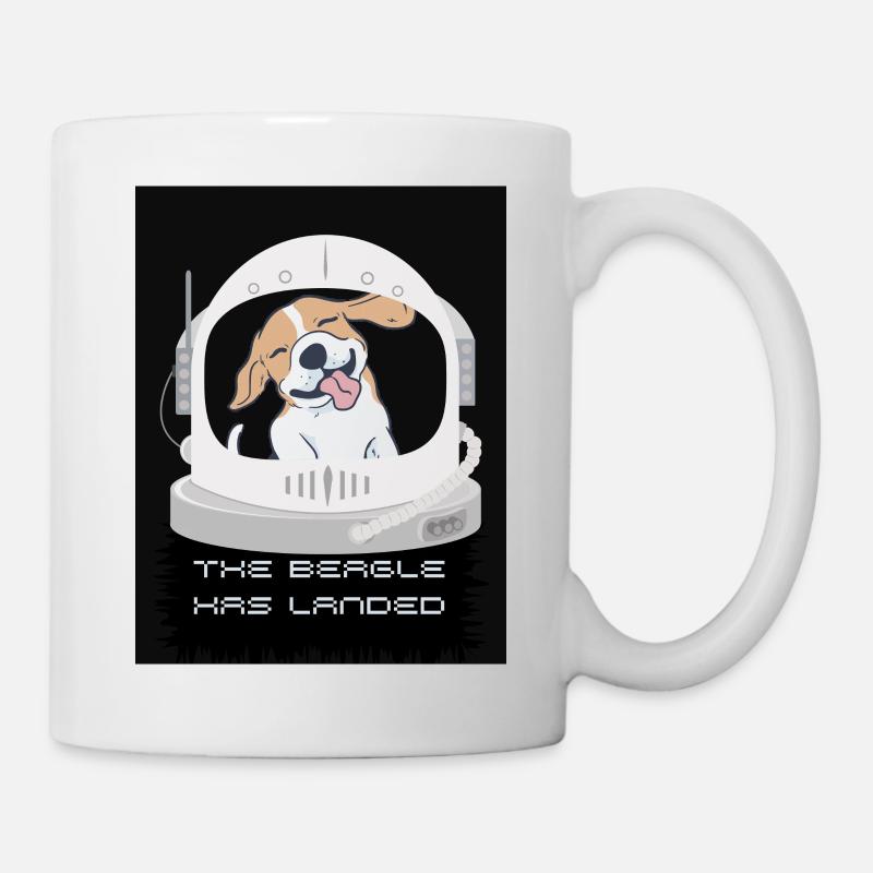 Der Beagle ist gelandet - Tasse - Weiß