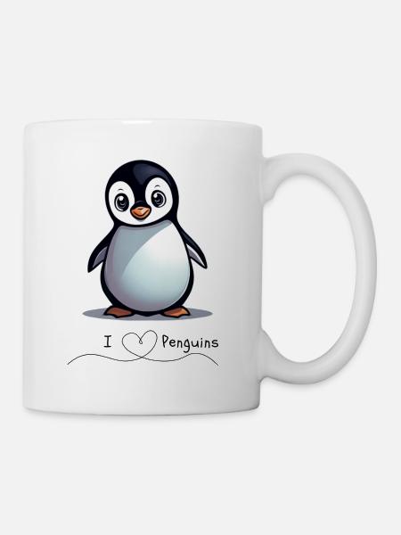 Penguin - Mug - white