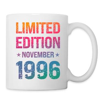 Fête d'anniversaire en édition limitée Vintage 1996 - Mug blanc - blanc - Droite