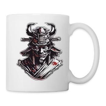 Samurai / Japanisch / Harakiri / Katana / Mann - Tasse - Weiß - Rechts